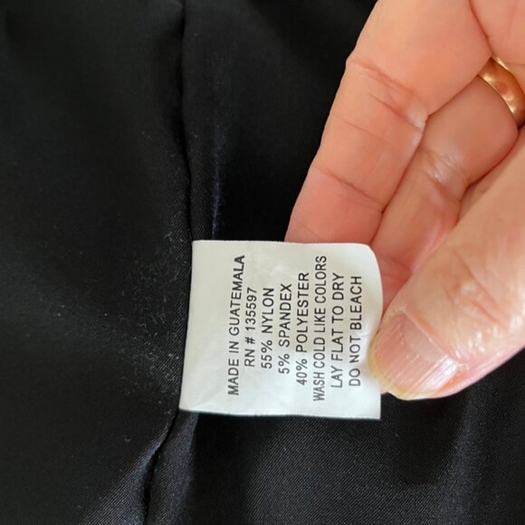 ALBION Black Bomber Jacket, Size M, in top shape! - Picture 9 of 9